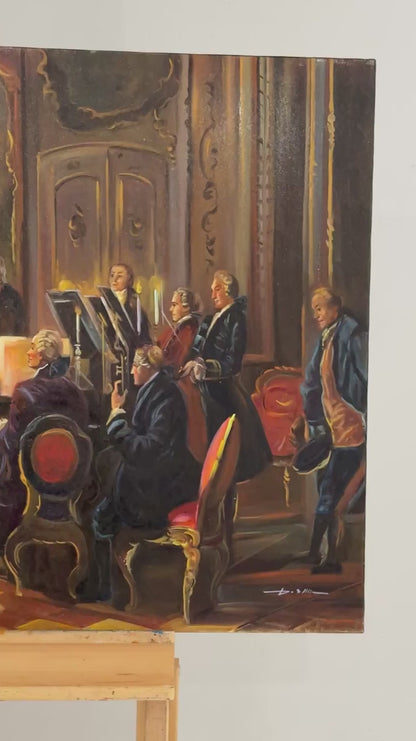 Asillerin Balosu Yağlı Boya Tablosu