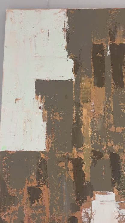 Boşluk ve Doku Yağlı Boya Tablosu