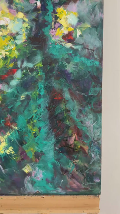 Renklerle Sema Yağlı Boya Tablosu