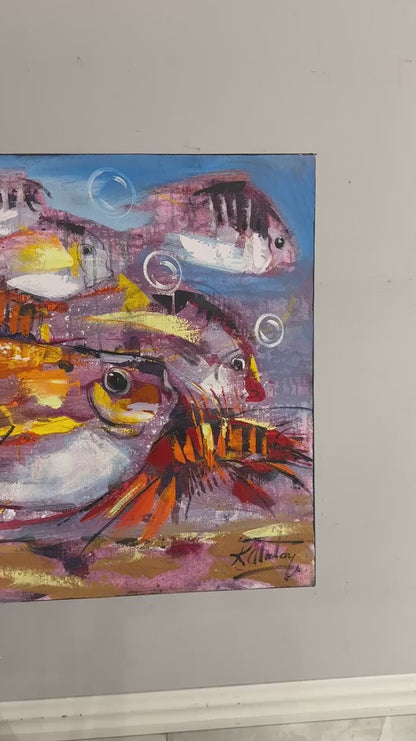 Suyun Sessizliği Yağlı Boya Tablosu