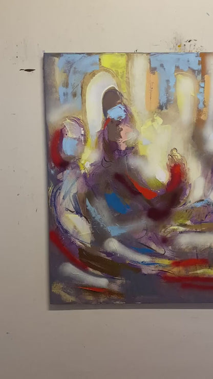 Kahve Falı Yağlı Boya Tablosu