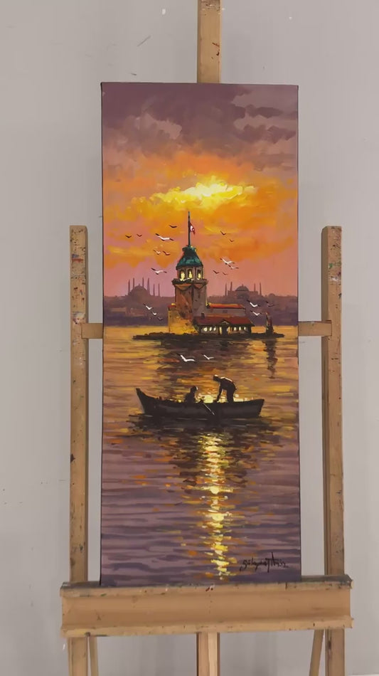 Üsküdar'da Yansımalar Yağlı Boya Tablosu