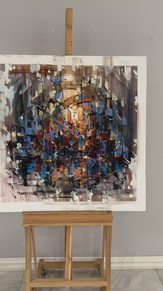 Hafızanın Duvarları Yağlı Boya Tablosu