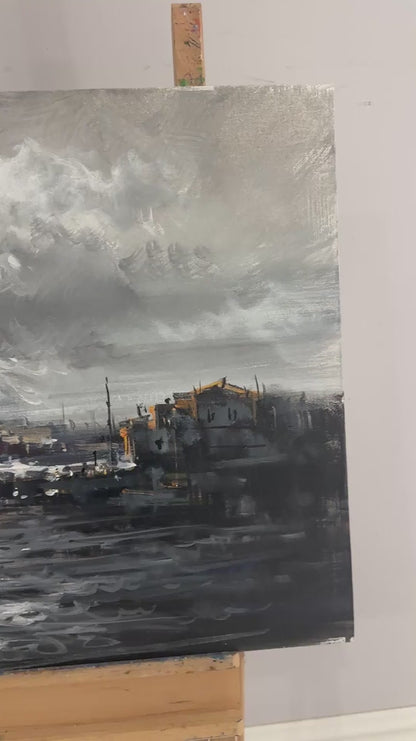 İki Kıtanın Hikayesi Yağlı Boya Tablosu