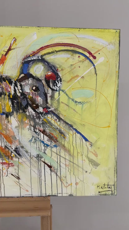 Mekanik Çağ Yağlı Boya Tablosu