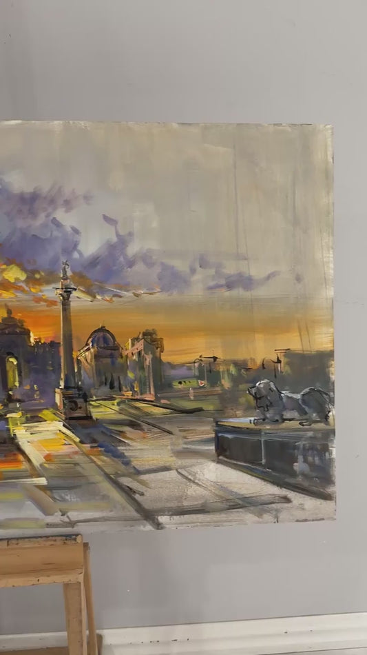 Roma’nın Gölgesinde Yağlı Boya Tablosu