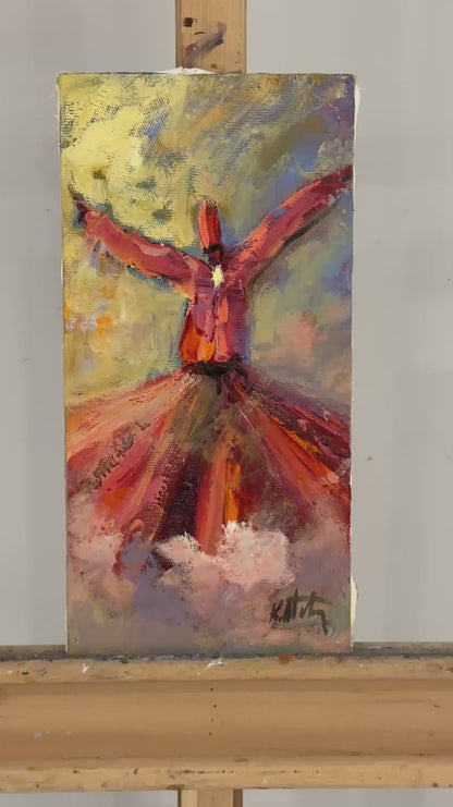 Kalbin Ekseninde Yağlı Boya Tablosu