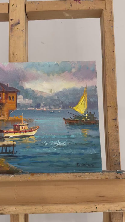 Yalıları Hatırası Yağlı Boya Tablosu