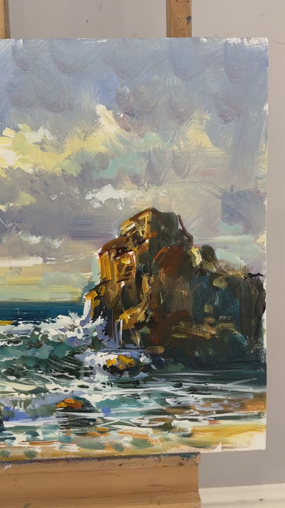 Deniz ve Yelkenliler Yağlı Boya Tablosu