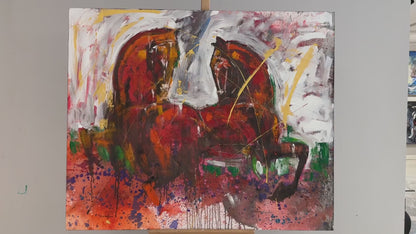 Sonsuz Hareket Yağlı Boya Tablosu