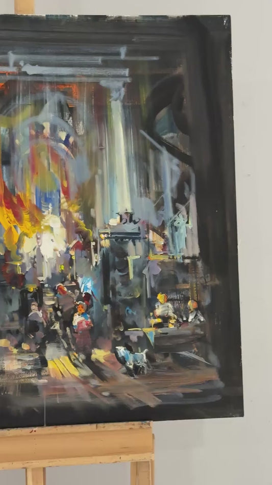 Küller ve Işık Yağlı Boya Tablosu