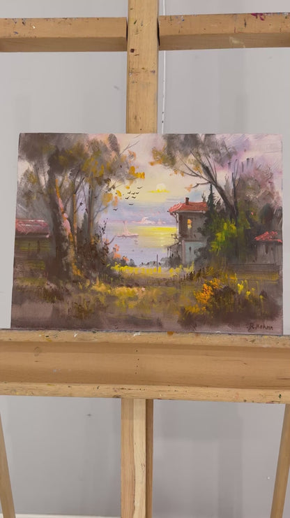 Autumn in Istanbul Oil Painting