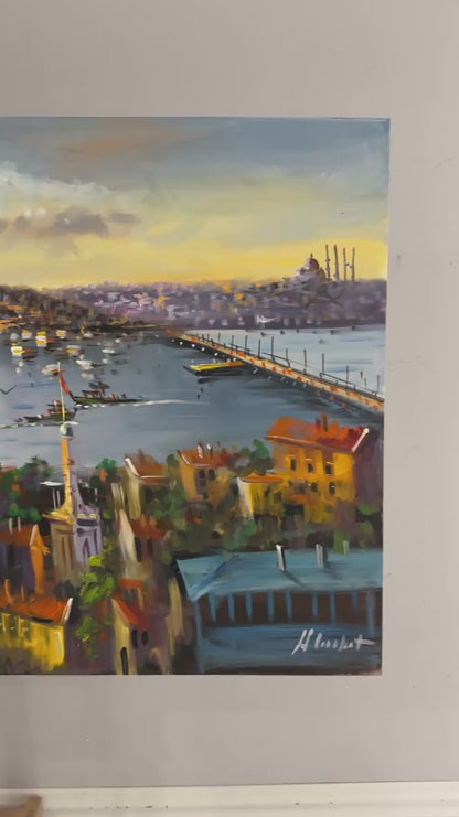 Sessiz Boğaz İzleri Yağlı Boya Tablosu