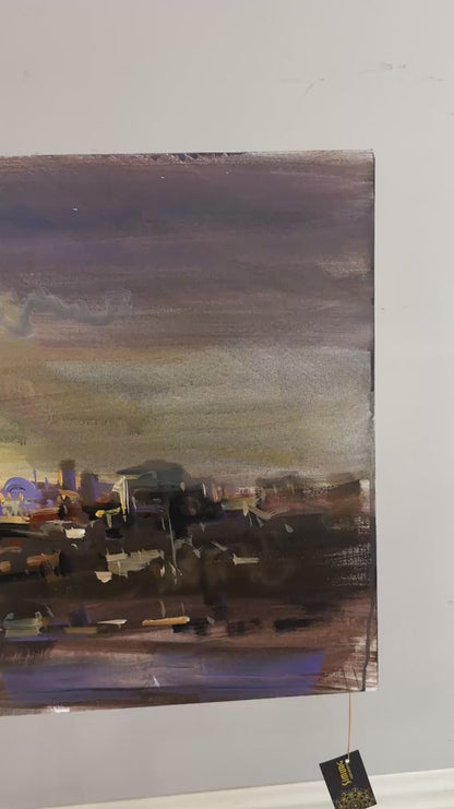 Ufukta İstanbul Yağlı Boya Tablosu