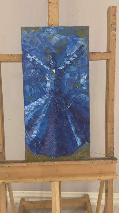 Gecenin Semahı Yağlı Boya Tablosu