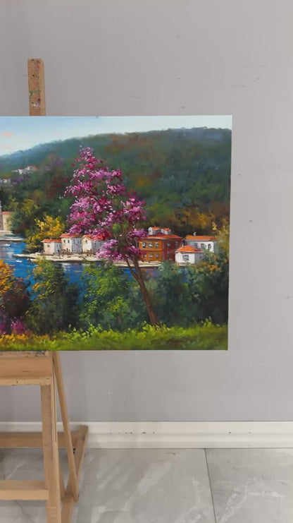 Mevsimin İstanbul’u Yağlı Boya Tablosu