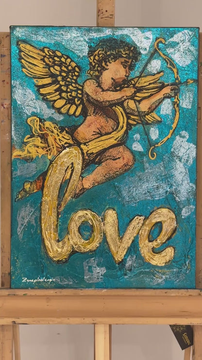 Eros'un Oku Yağlı Boya Tablosu