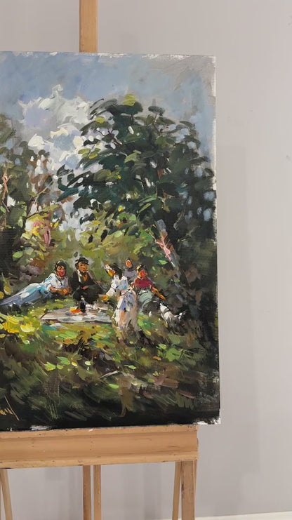 Piknik Yağlı Boya Tablosu