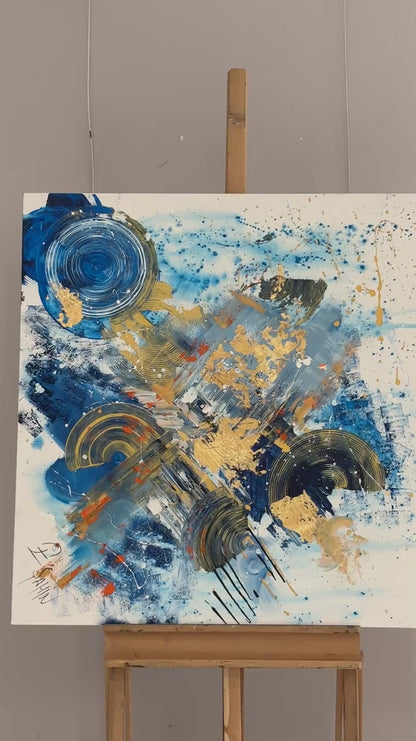 Sonsuzluk Kıvrımları Yağlı Boya Tablosu