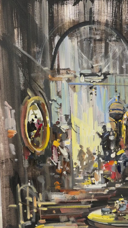 Parlayan Hatıralar Yağlı Boya Tablosu