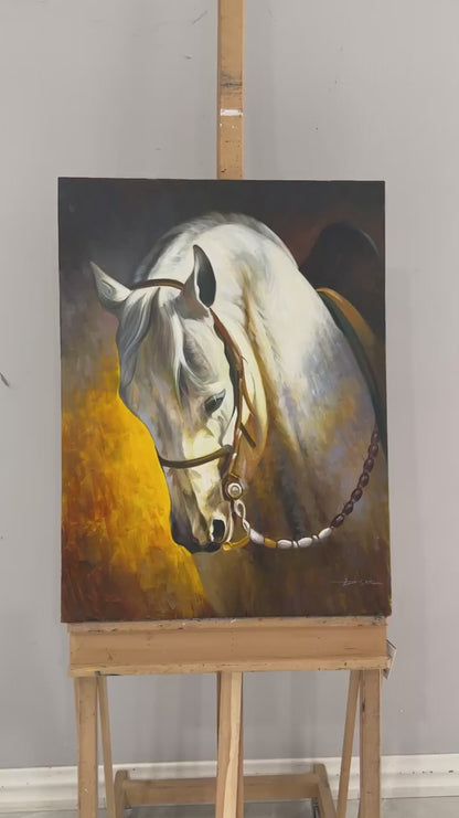 Efsanenin İzinde Yağlı Boya Tablosu