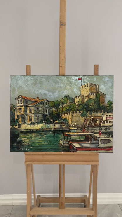 Anadolu ve Hisar Yağlı Boya Tablosu