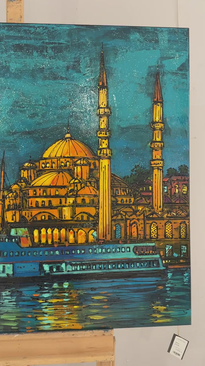 Valide Sultan Cami Yağlı Boya Tablosu