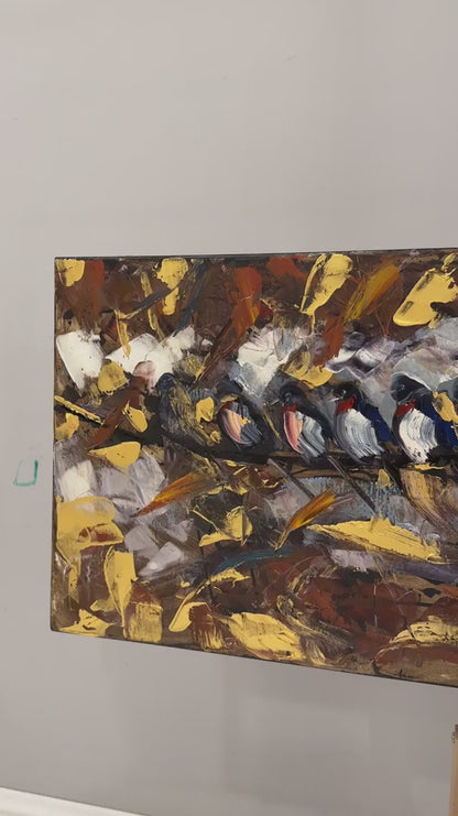 Ormanın Fısıltıları Yağlı Boya Tablosu