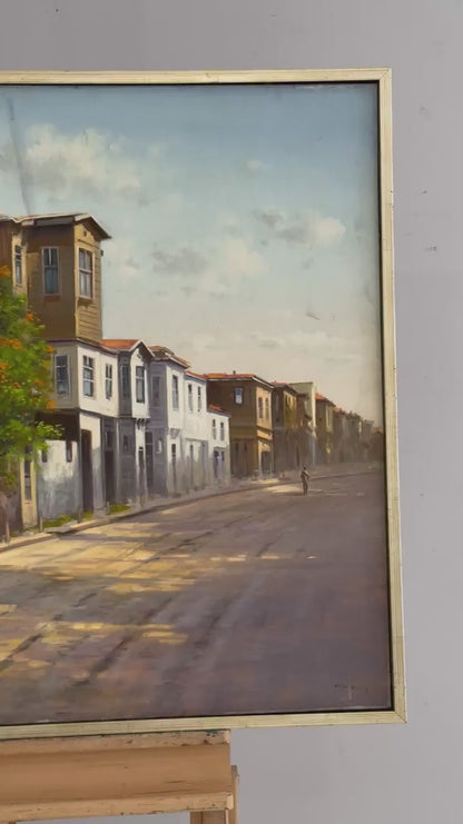 Geçmişle Boyanmış Yağlı Boya Tablosu