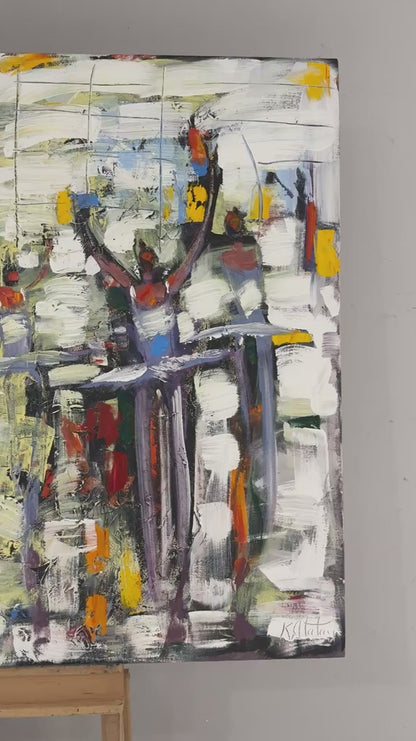 Zarafetin Adımları Yağlı Boya Tablosu