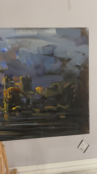 Gizemli Kıyılar Yağlı Boya Tablosu