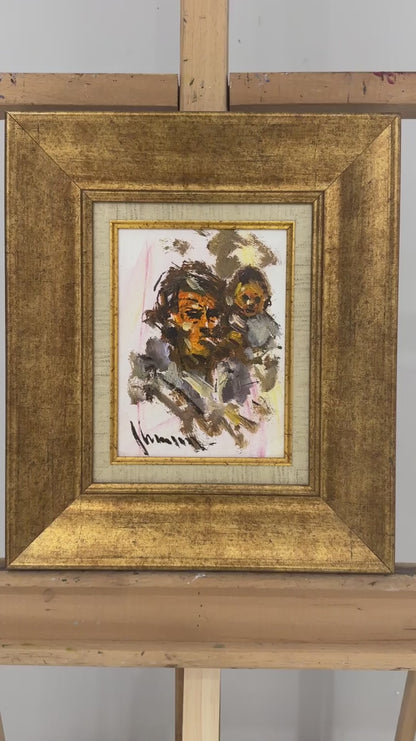 Nesillerin Hikayesi Yağlı Boya Tablosu