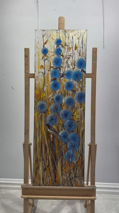 Karahindiba Mevsimi Yağlı Boya Tablosu