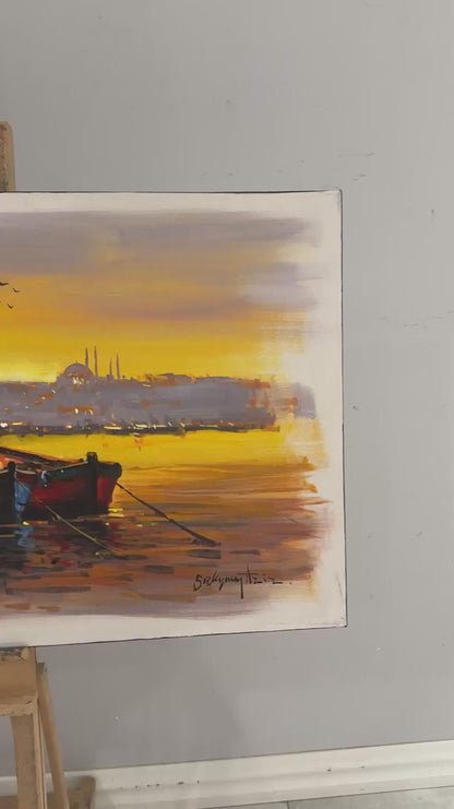 Kulenin Gördüğü Zaman Yağlı Boya Tablosu