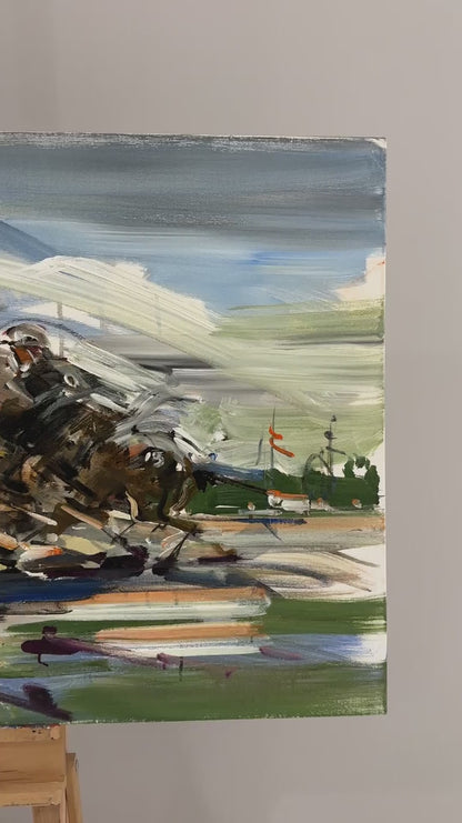 Atlı Savaşçılar Yağlı Boya Tablosu