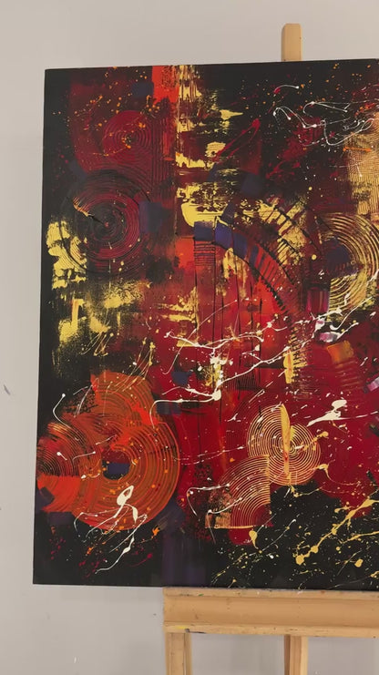 Memory of Black Oil Painting