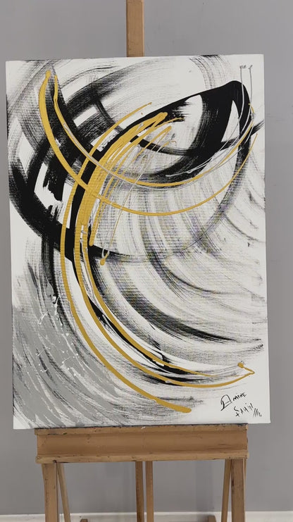 Duygusal Dalga Yağlı Boya Tablosu