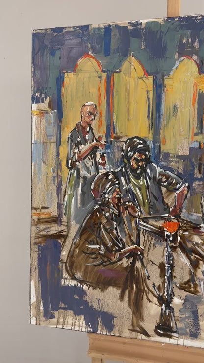 Eski Zamanlar Yağlı Boya Tablosu