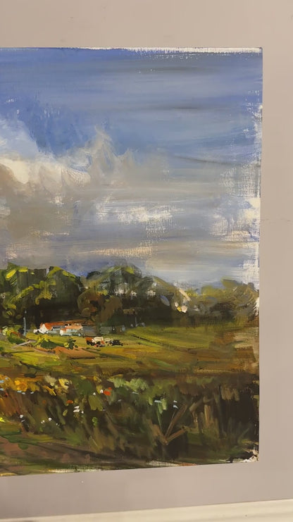 Ekin Biçen Eller Yağlı Boya Tablosu