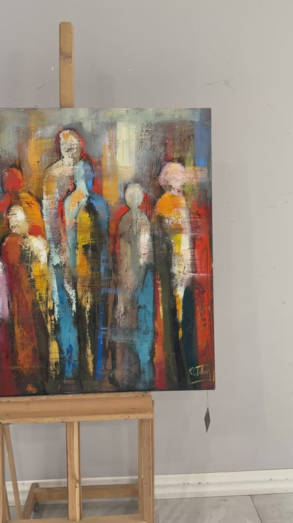 Modernite Yüzleri Yağlı Boya Tablosu