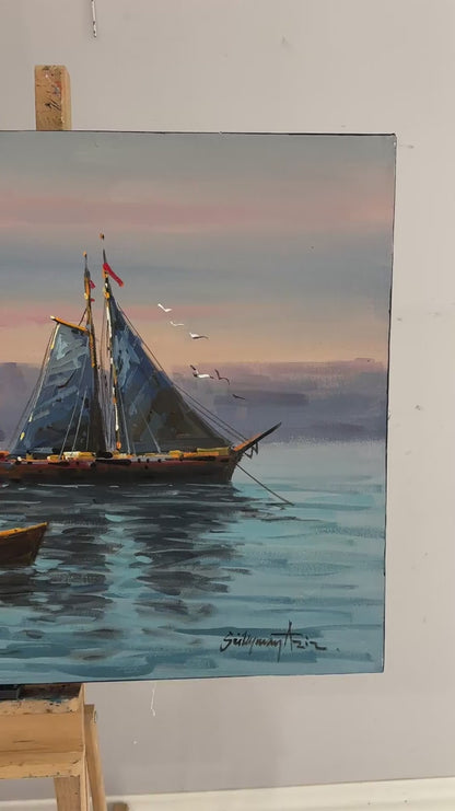 Boğaz’ın Sırları Yağlı Boya Tablosu