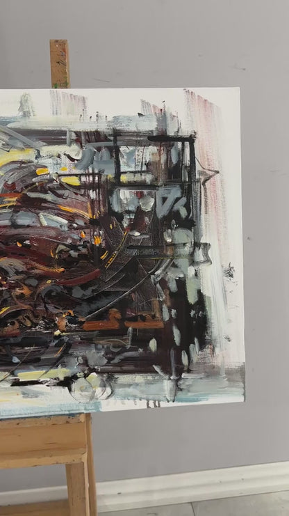 Bulanık Hatıralar Yağlı Boya Tablosu