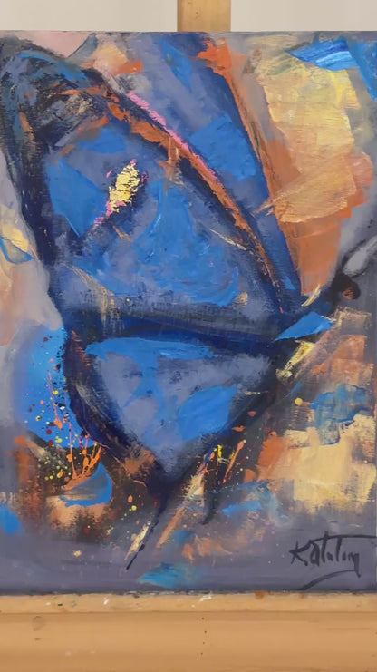 Uçuşun İzinde Yağlı Boya Tablosu