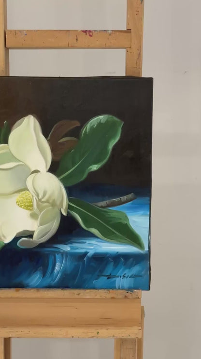 Narin Manolya Yağlı Boya Tablosu