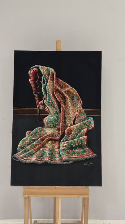 Desenlerin Hafızası Yağlı Boya Tablosu