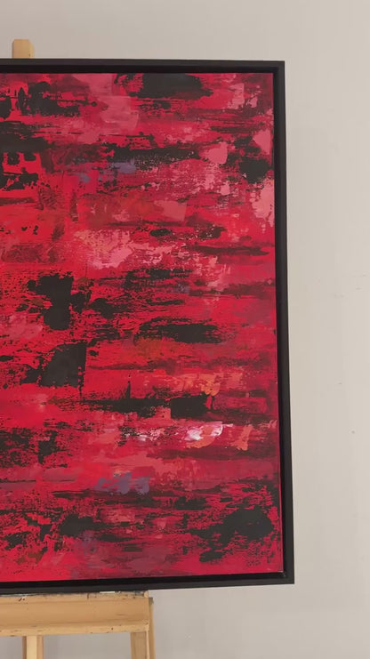 Kırmızının Ötesi Yağlı Boya Tablosu