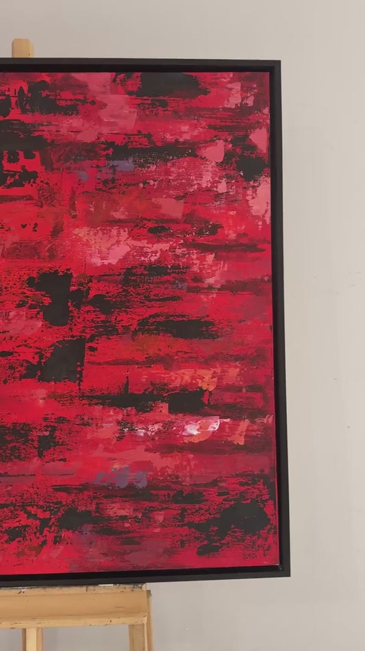 Kırmızının Ötesi Yağlı Boya Tablosu