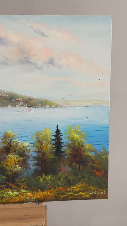 Yalıların Tarihi İzleri Yağlı Boya Tablosu