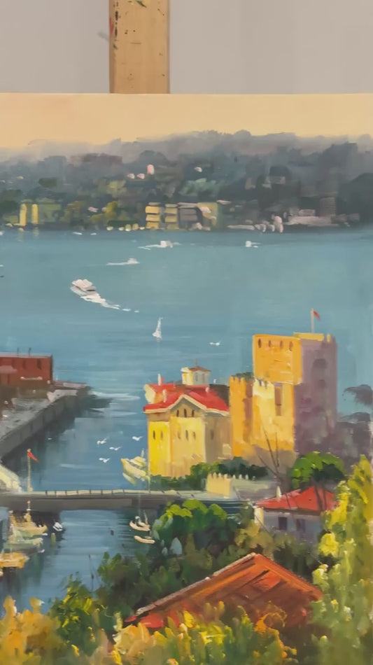 Zamansız İstanbul Yağlı Boya Tablosu