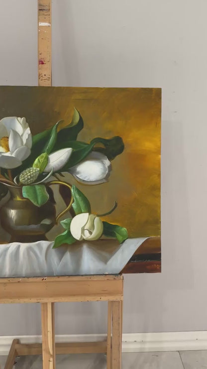 Vazoda Manolyalar Yağlı Boya Tablosu